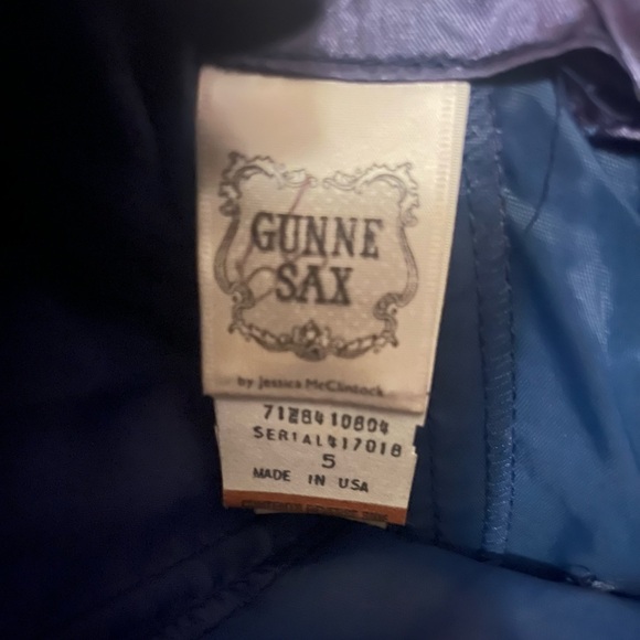 Gunne Sax vintage Elegant Purple Ombre Dress w bodice sz 5 RARE - Picture 6 of 11